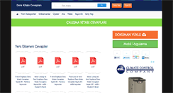 Desktop Screenshot of derskitabicevaplari.com